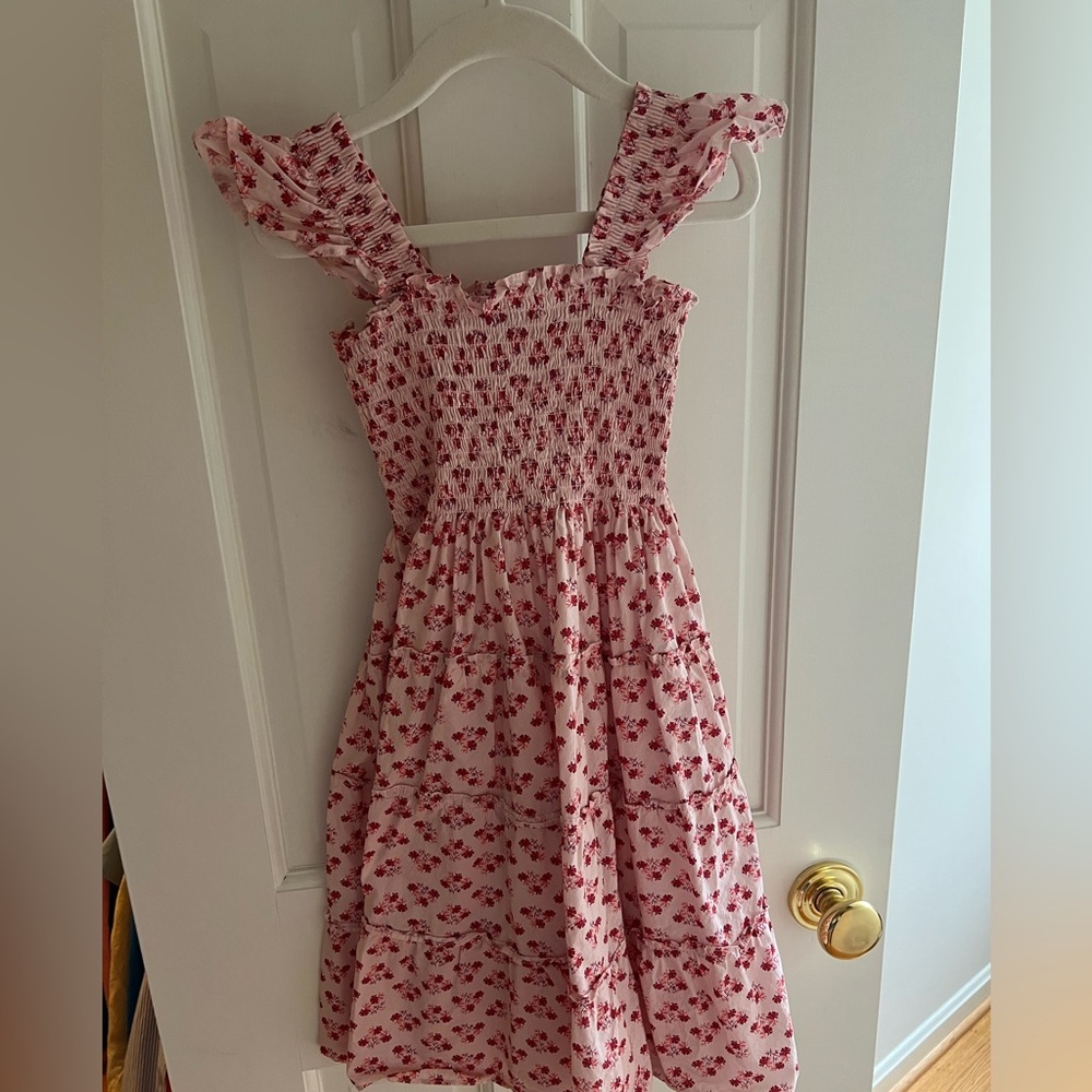 Hill House Pink Floral Kids Dress